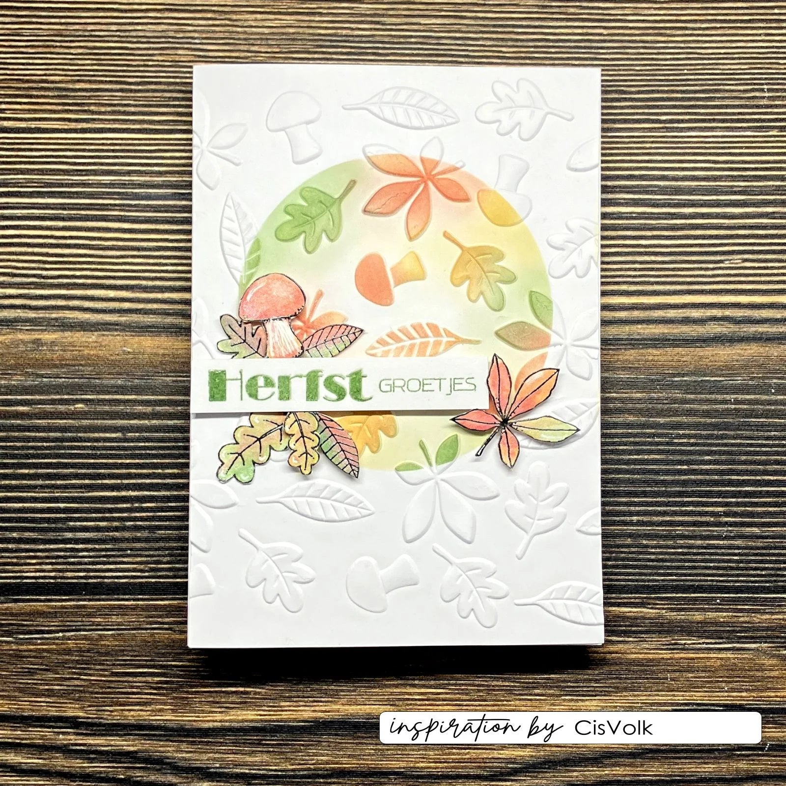 Vaessen Creative • 3D Embossing Folder by Carla Creates Leaves 5.9x5.9"
