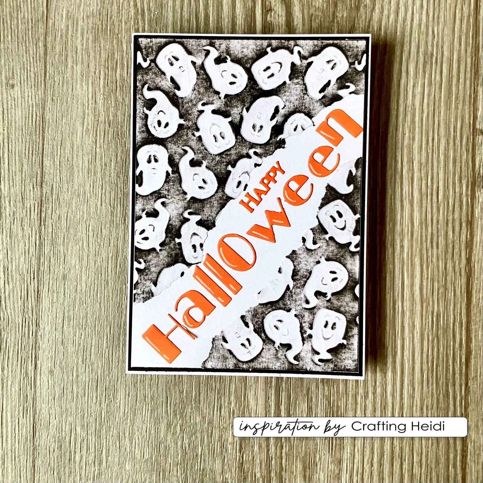 Vaessen Creative • 3D Embossing Folder by Carla Creates Ghosts 5.9x5.9"