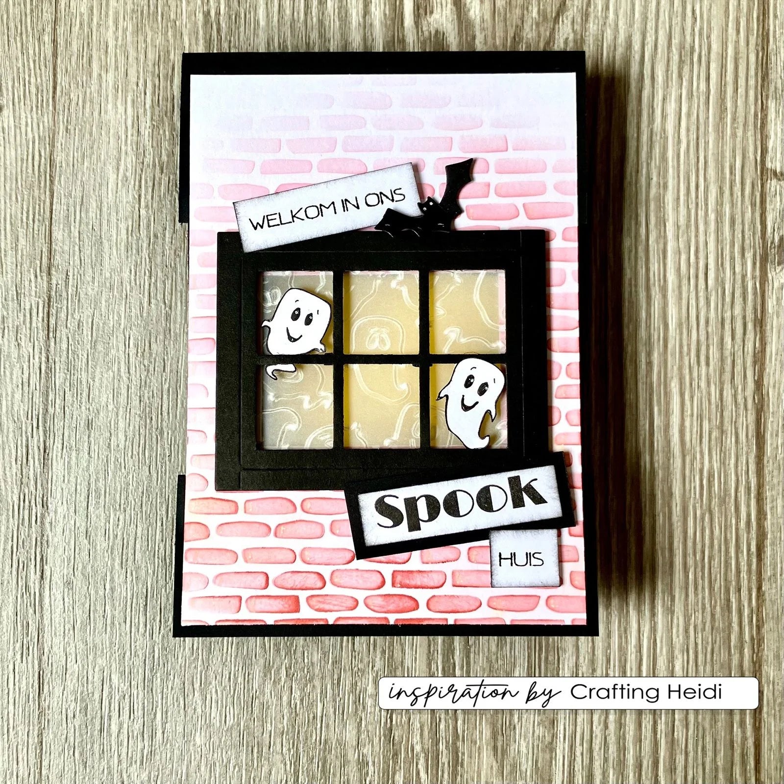 Vaessen Creative • 3D Embossing Folder by Carla Creates Ghosts 5.9x5.9"
