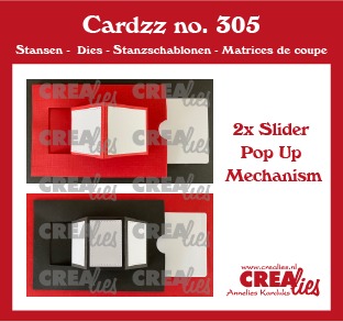 Crealies - 2x Slider Pop Up Mechanism Die - CLCZ305