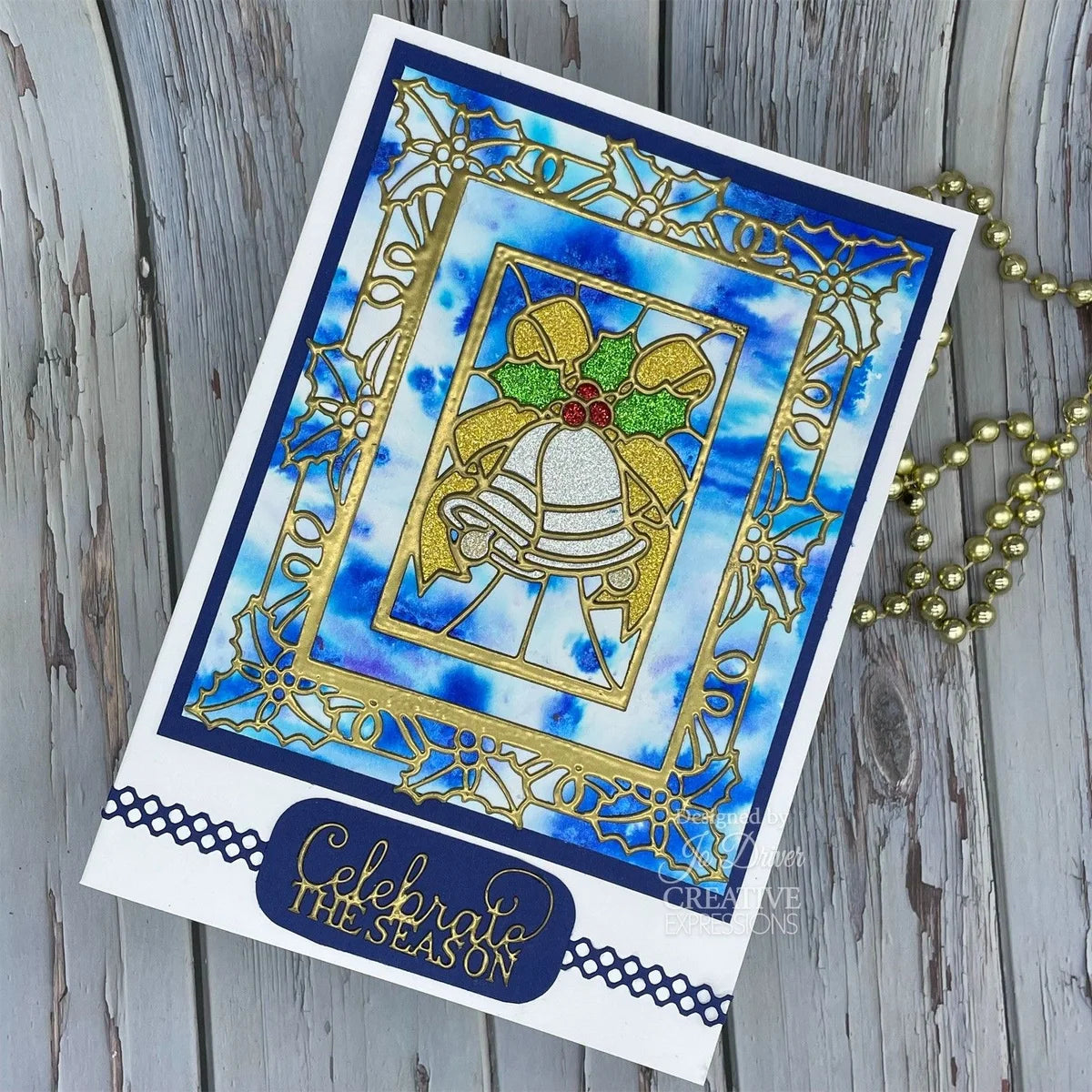 Stained Glass Bell - Craft Die By Sue Wilson