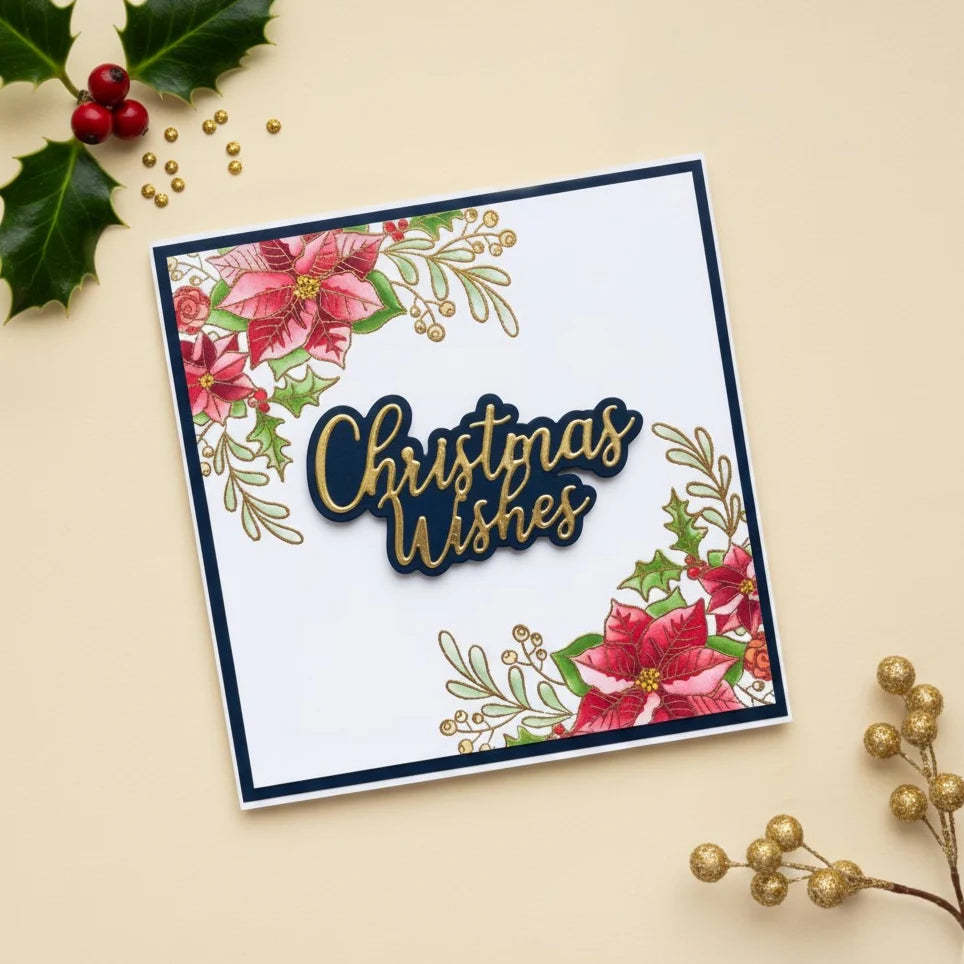 Lisa Horton Crafts - Festive Wreath Stamp Set - LHCCS105
