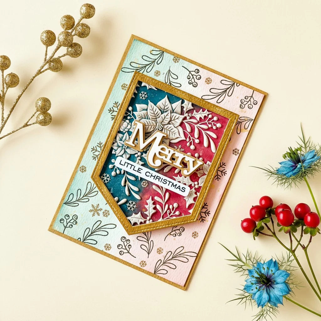 Lisa Horton Crafts - Festive Wreath Stamp Set - LHCCS105