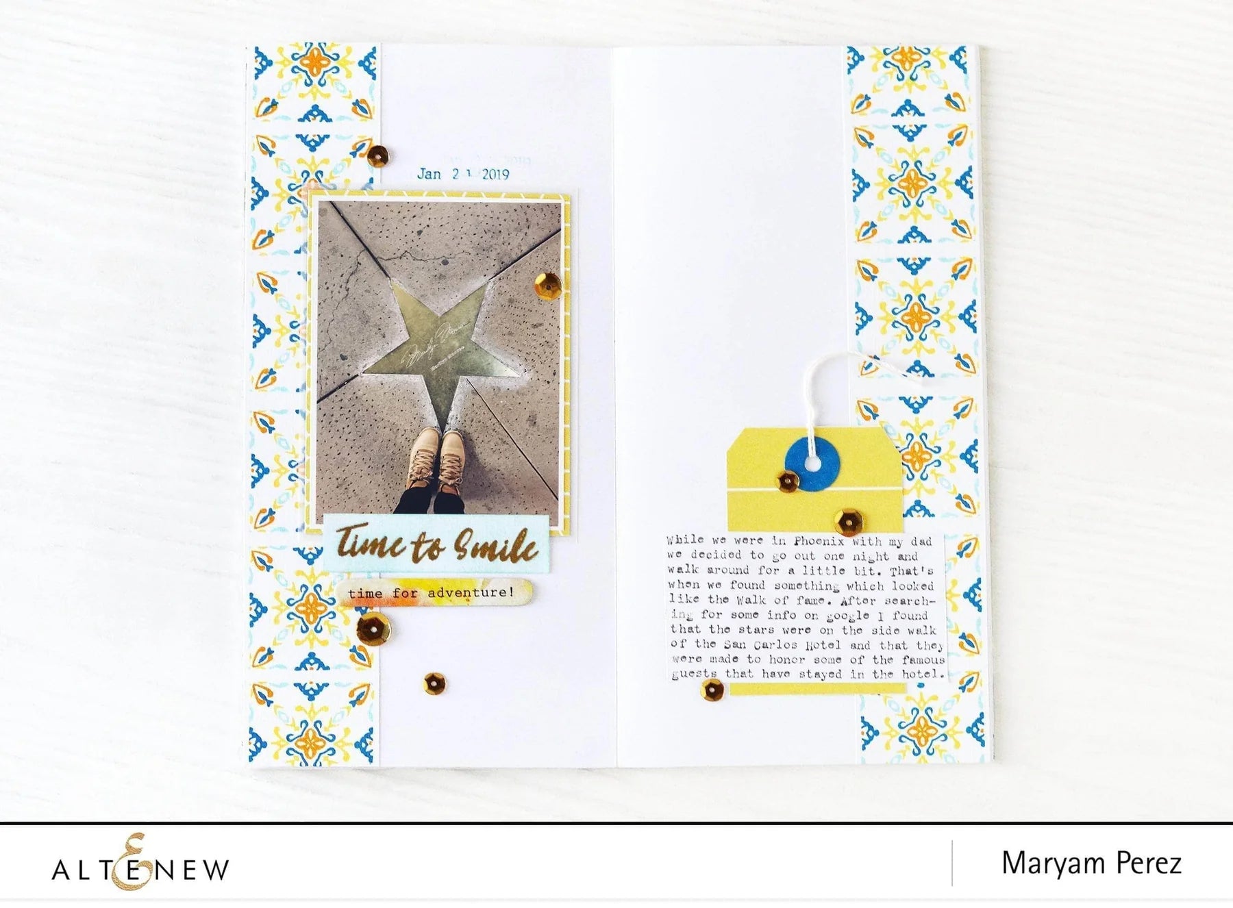 Delicate Tiles Stamp Set
