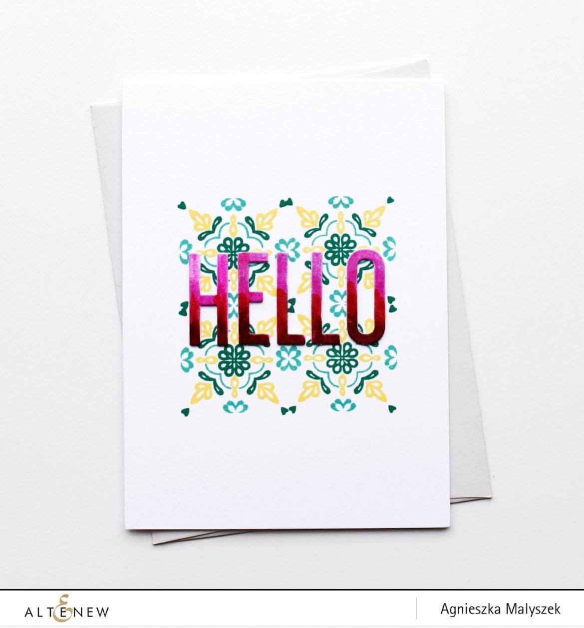 Delicate Tiles Stamp Set