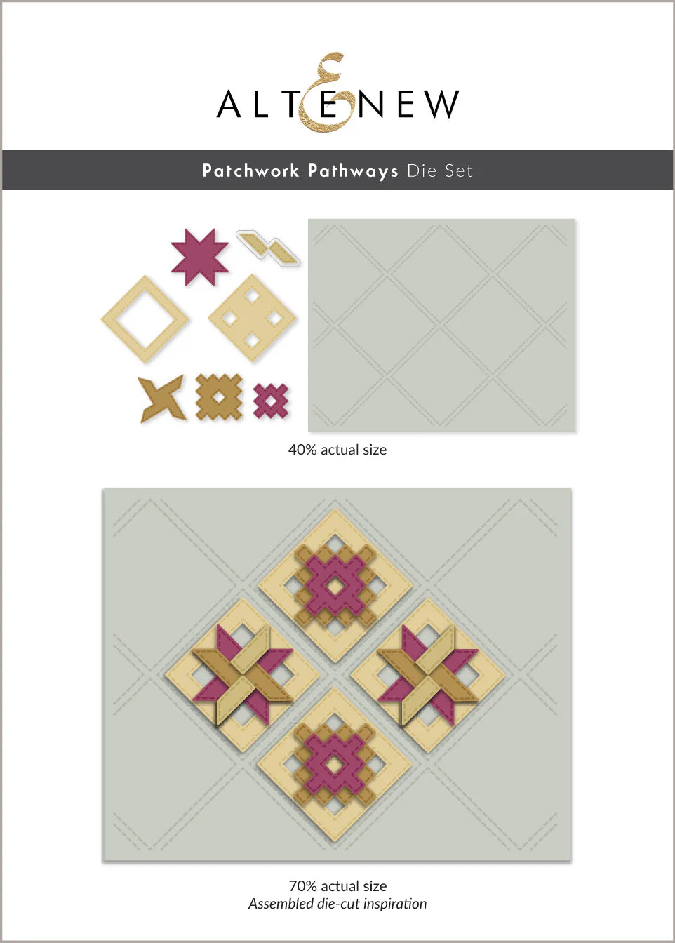Patchwork Pathways Die Set