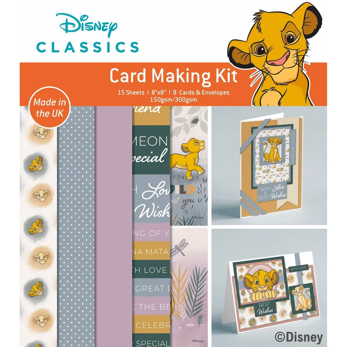 The Lion King Small Card 8x8 Kit