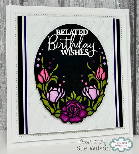 Elegant Florals Craft Die By Sue Wilson