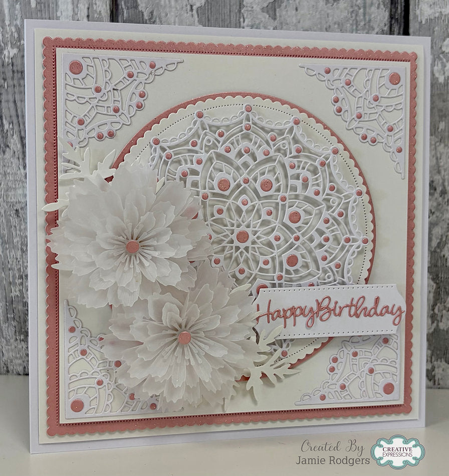 Creative Expressions - Mandala Background & Corners Die Set (Dies To Dot Collection) - CEDD21