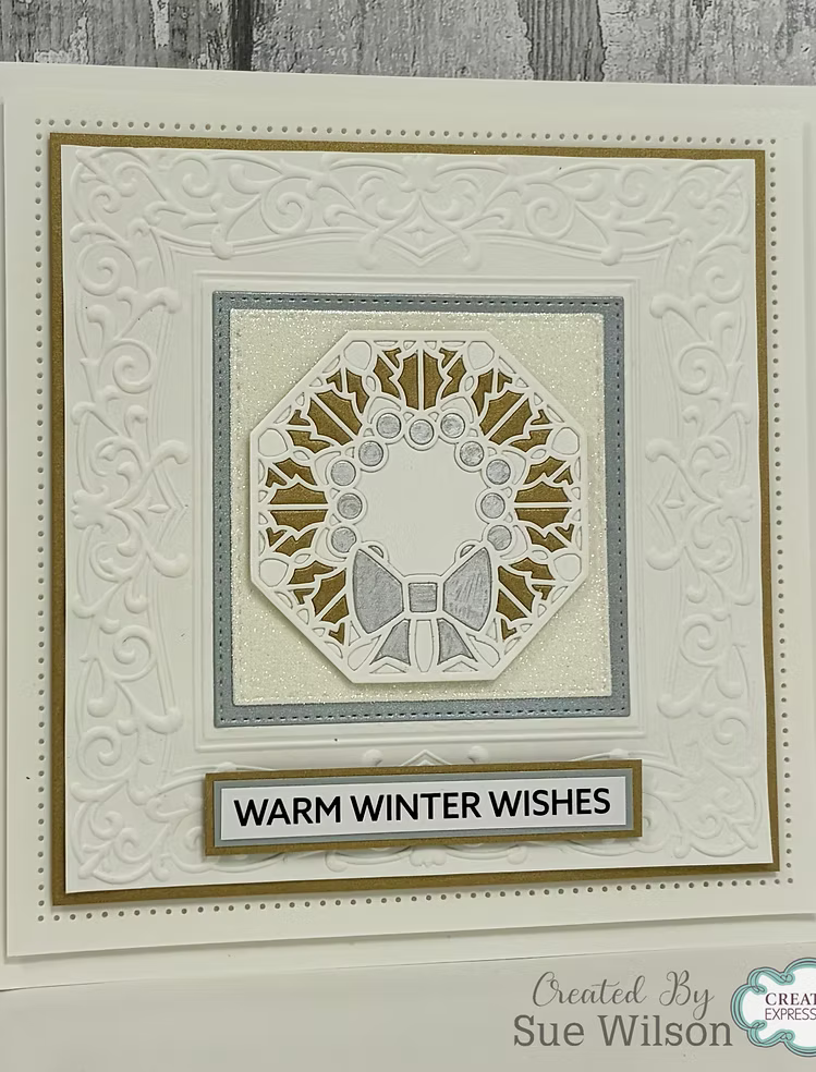 Creative Expressions - Holly Wreath Octagon Dies by Sue Wilson - CEDSW0068