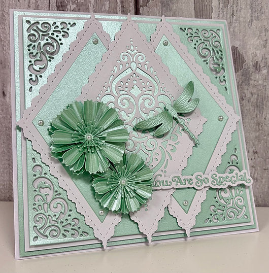 Damask Diamonds Die Set - The Diamond Collection By Jamie Rogers Crafts