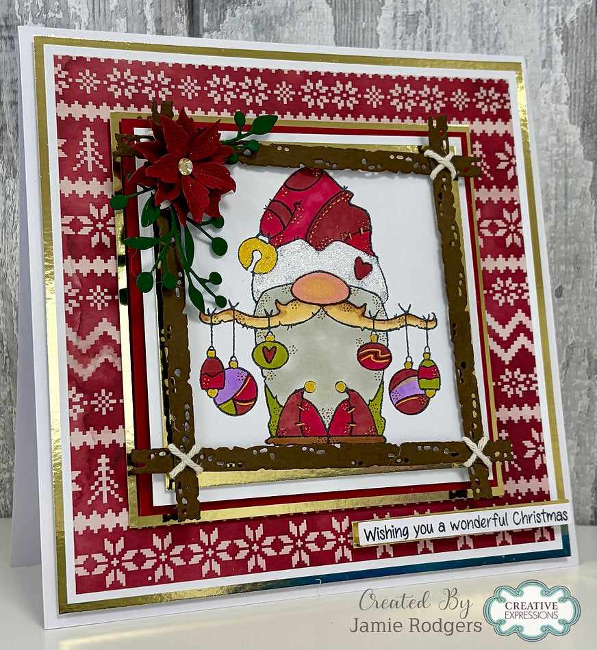 Woodware - Elf Costume A6 Clear Stamp Set By Françoise Read - WFRS0169