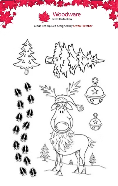 Woodware - Rodney A6 Clear Stamp Set By Gwen Fletcher - WGFS012