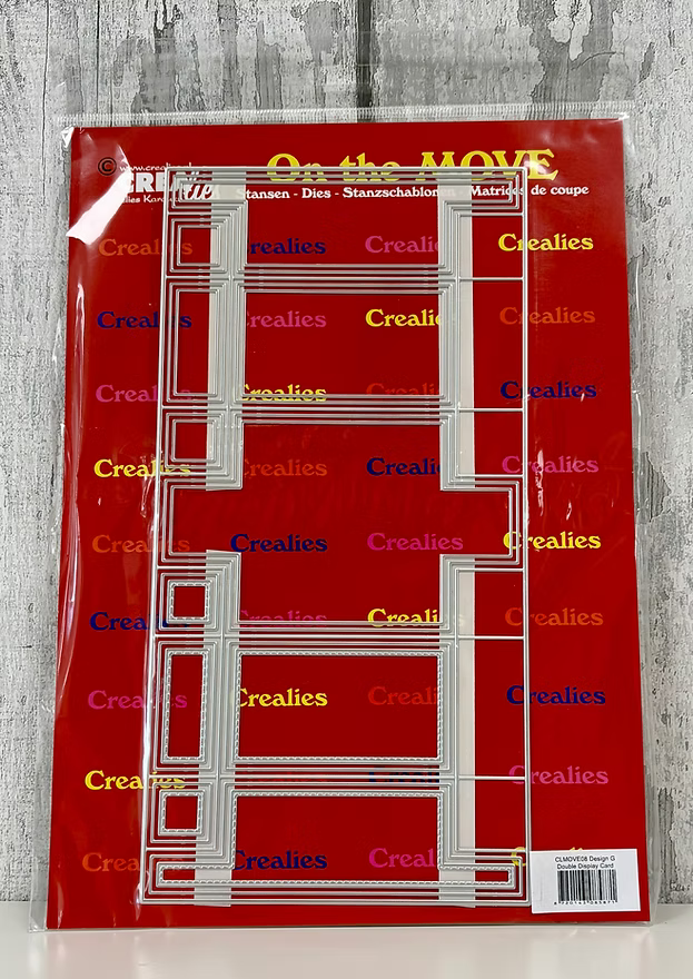 Double Display Card Dies - On the Move By Crealies