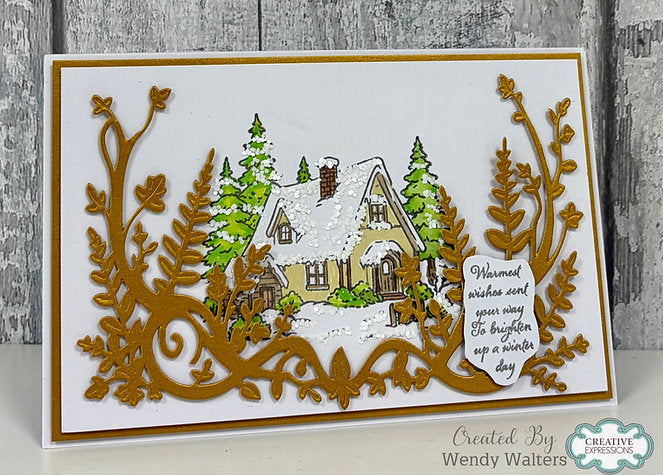 Woodware - Hoarfrost Hall A6 Clear Stamp Set By Gwen Fletcher - WGFS030