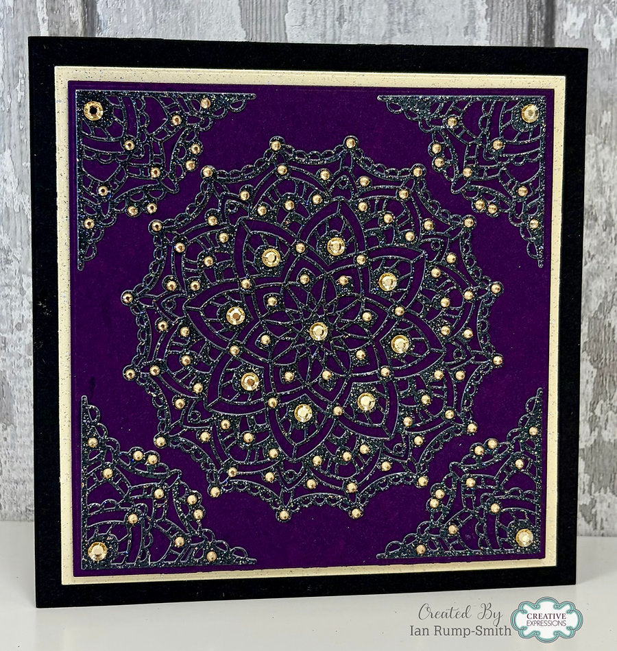 Creative Expressions - Mandala Background & Corners Die Set (Dies To Dot Collection) - CEDD21