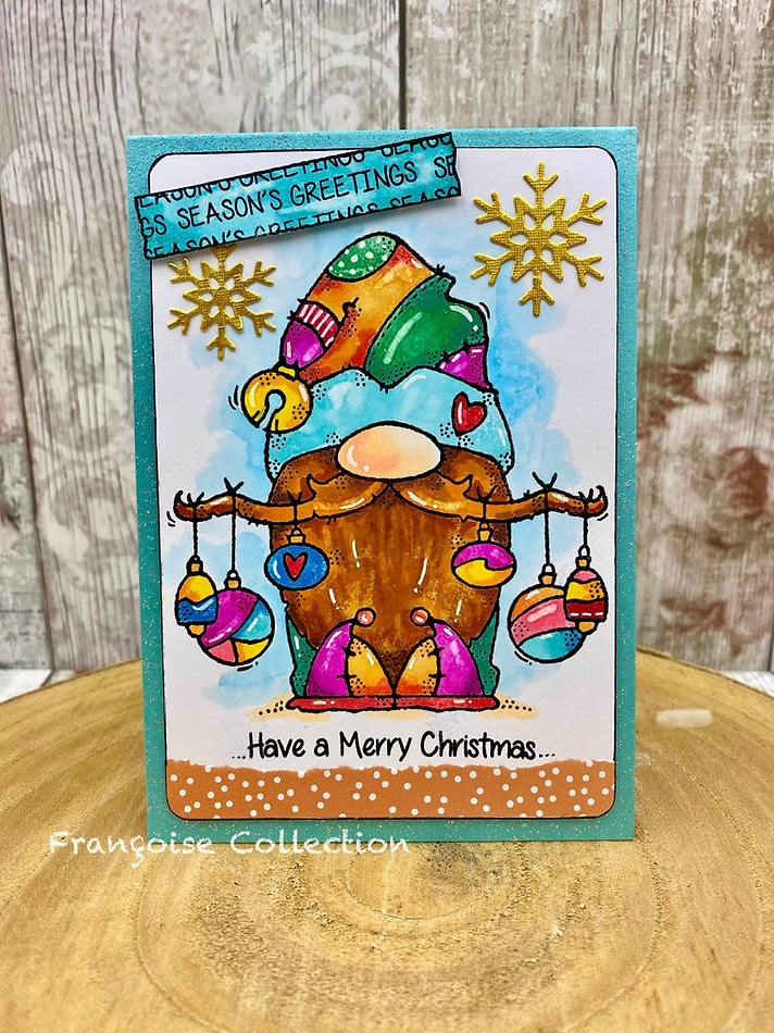 Woodware - Elf Costume A6 Clear Stamp Set By Françoise Read - WFRS0169