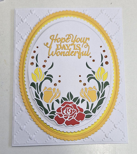 Elegant Florals Craft Die By Sue Wilson