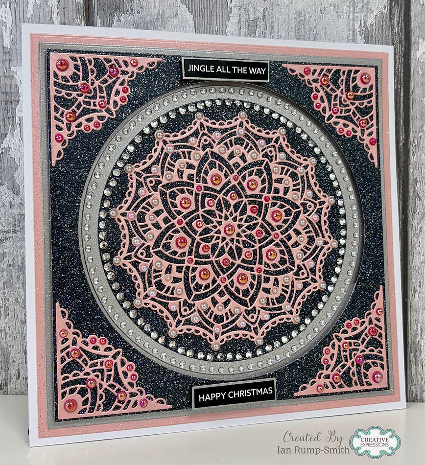 Creative Expressions - Mandala Background & Corners Die Set (Dies To Dot Collection) - CEDD21