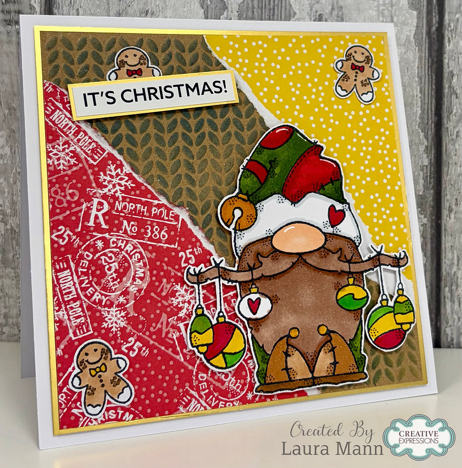 Woodware - Elf Costume A6 Clear Stamp Set By Françoise Read - WFRS0169