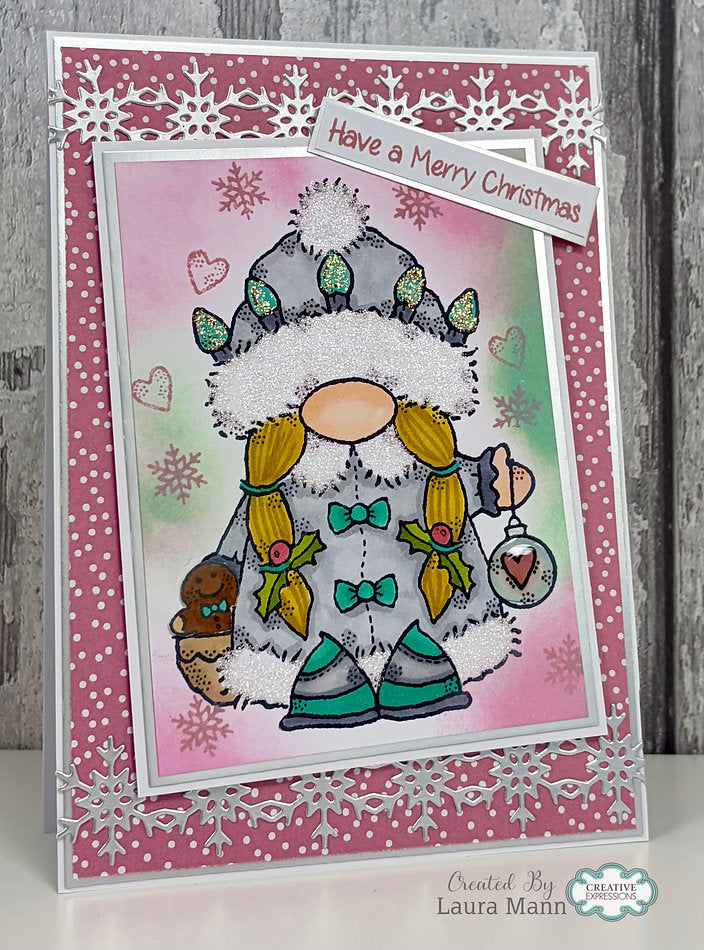 Woodware - Mrs Claus A6 Clear Stamp Set By Françoise Read - WFRS0164