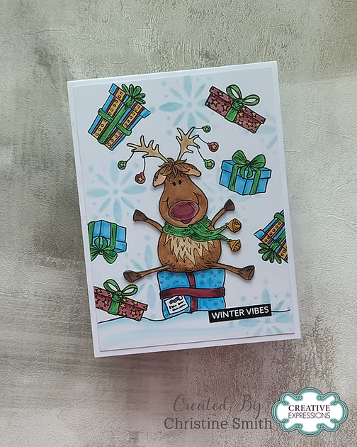Woodware - Roxy A6 Clear Stamp Set By Gwen Fletcher - WGFS013