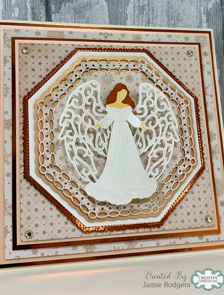 Creative Expressions - Holly Wreath Octagon Dies by Sue Wilson - CEDSW0068