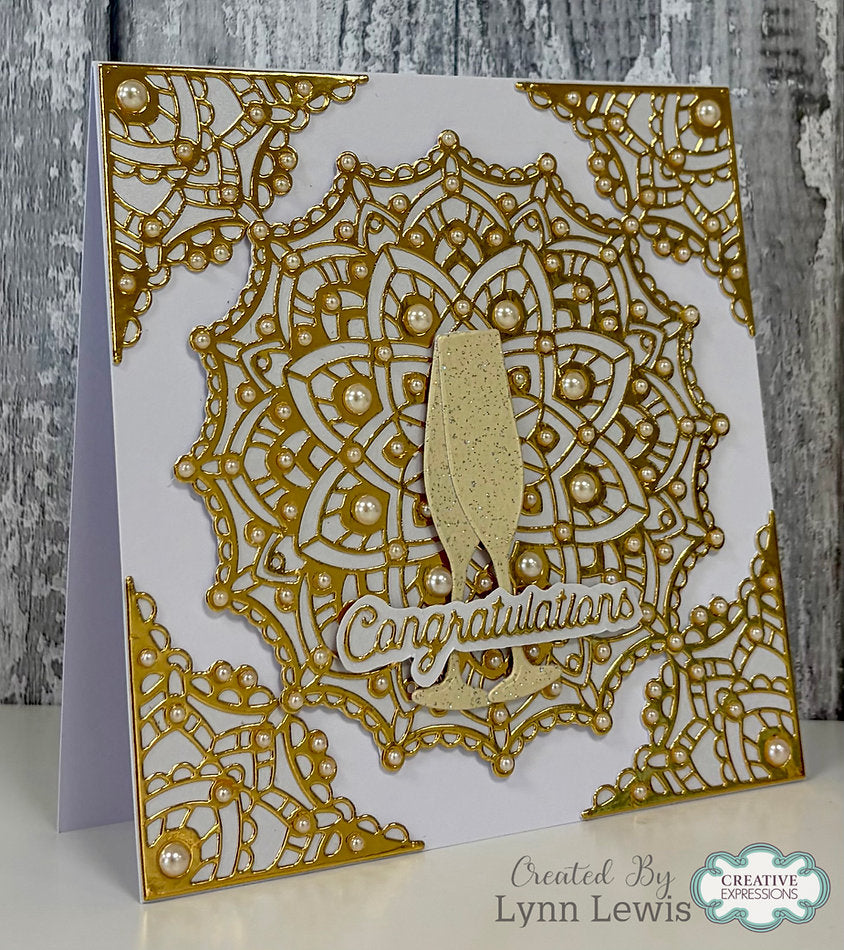 Creative Expressions - Mandala Background & Corners Die Set (Dies To Dot Collection) - CEDD21