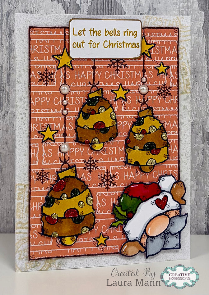 Woodware - Jingle Bells A6 Clear Stamp Set By Françoise Read - WFRS0170