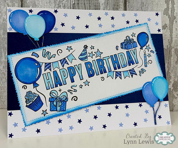 Creative Expressions - Birthday Celebration DL Clear Stamp - CECS026