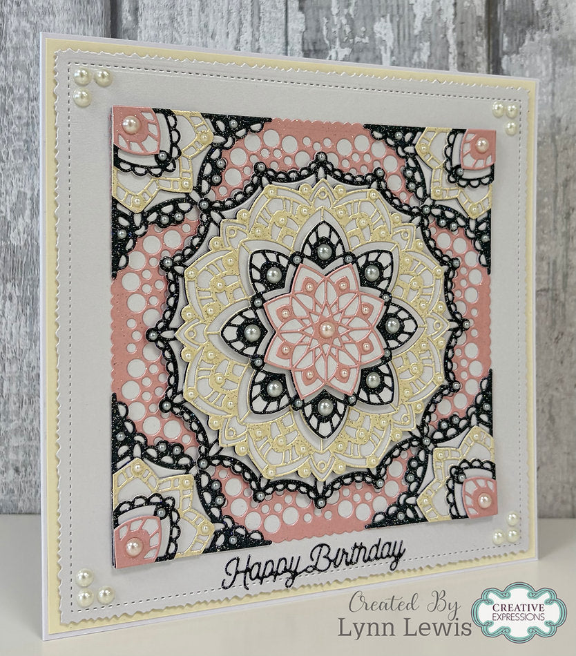 Creative Expressions - Mandala Background & Corners Die Set (Dies To Dot Collection) - CEDD21
