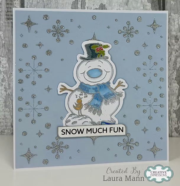 Woodware - Nordic Frost 6x6" Stencil By Gwen Fletcher - WGFST006