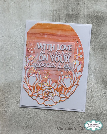 Elegant Florals Craft Die By Sue Wilson