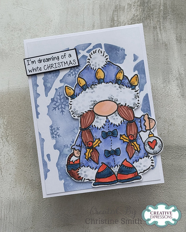 Woodware - Mrs Claus A6 Clear Stamp Set By Françoise Read - WFRS0164