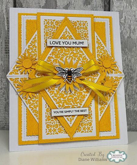 Sunflower Diamonds Die Set - The Diamond Collection By Jamie Rodgers Crafts
