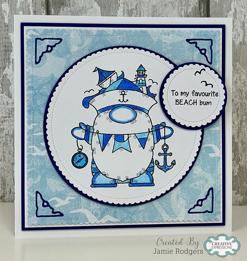 Woodware Ahoy Captain A6 Clear Stamp Set By Françoise Read