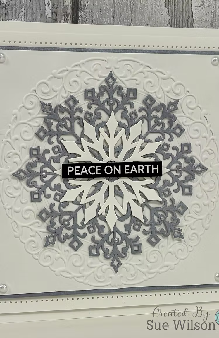Creative Expressions - Vintage Crystal Snowflake Dies by Sue Wilson - CEDSW0065