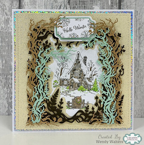 Woodware - Hoarfrost Hall A6 Clear Stamp Set By Gwen Fletcher - WGFS030