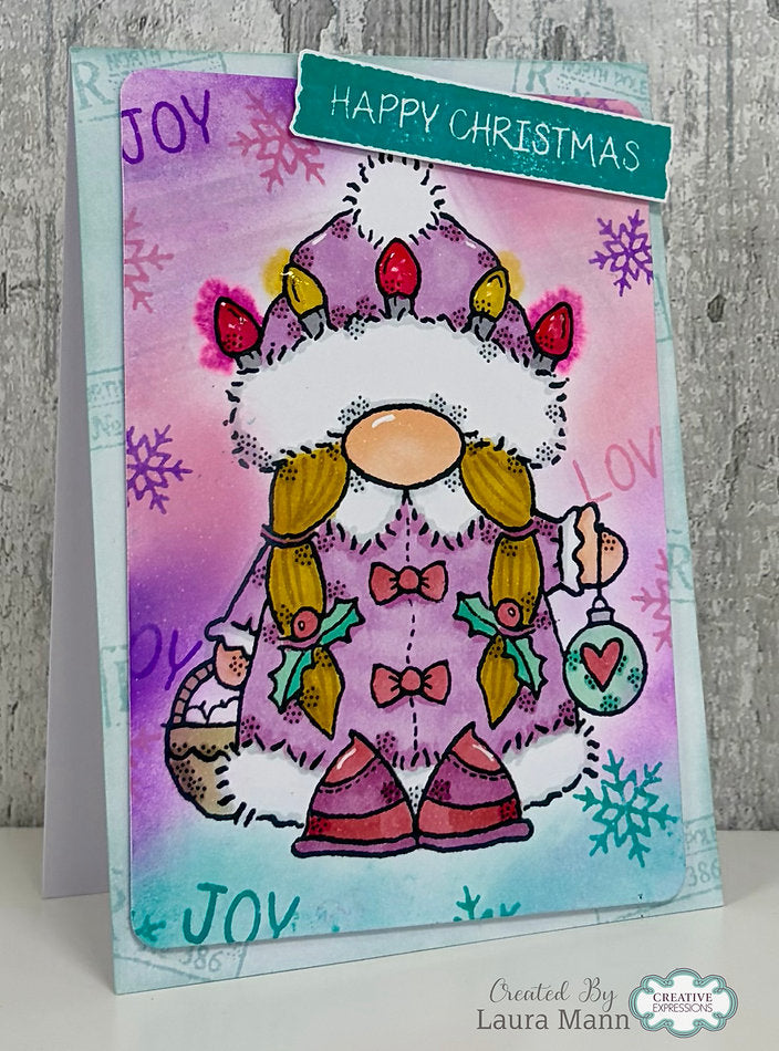 Woodware - Mrs Claus A6 Clear Stamp Set By Françoise Read - WFRS0164