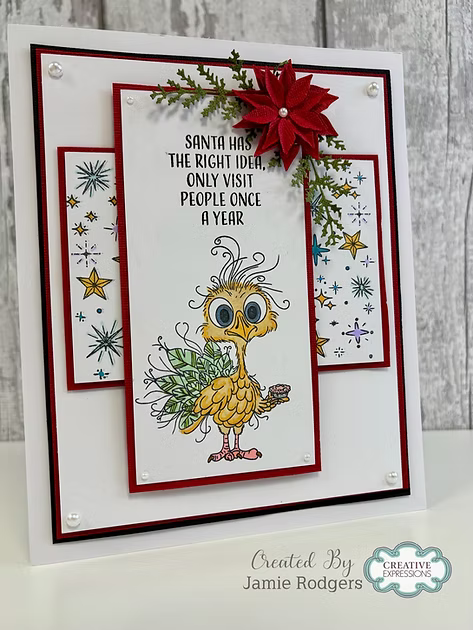 Woodware - Celestial Star Background A6 Clear Stamp Set By Gwen Fletcher -WGFS015