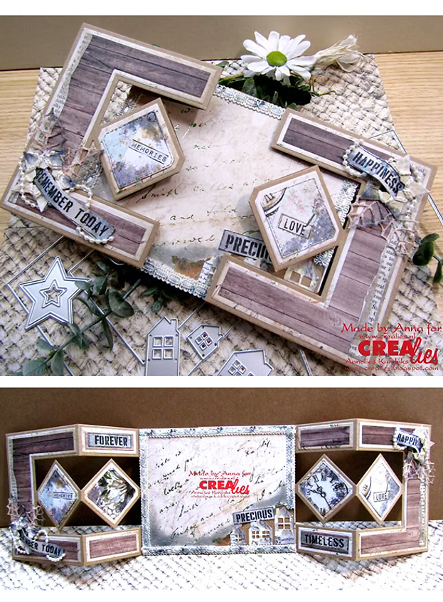 Concertina Card Dies Design D 5 - On the Move By Crealies