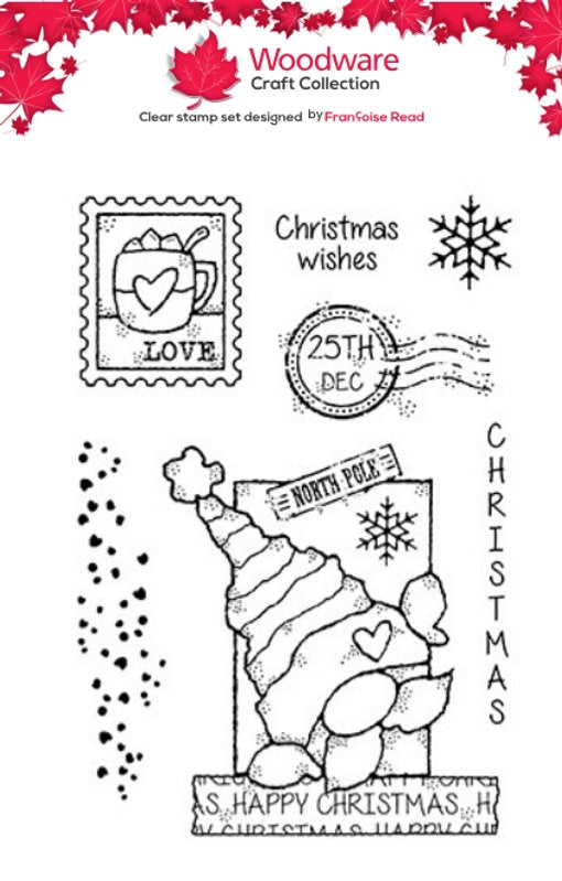 Woodware - Christmas Love A6 Clear Stamp Set By Françoise Read - WFRS0168