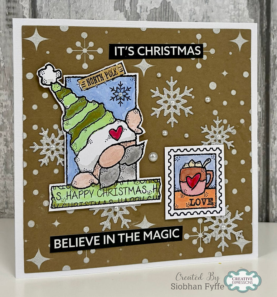 Woodware - Christmas Love A6 Clear Stamp Set By Françoise Read - WFRS0168