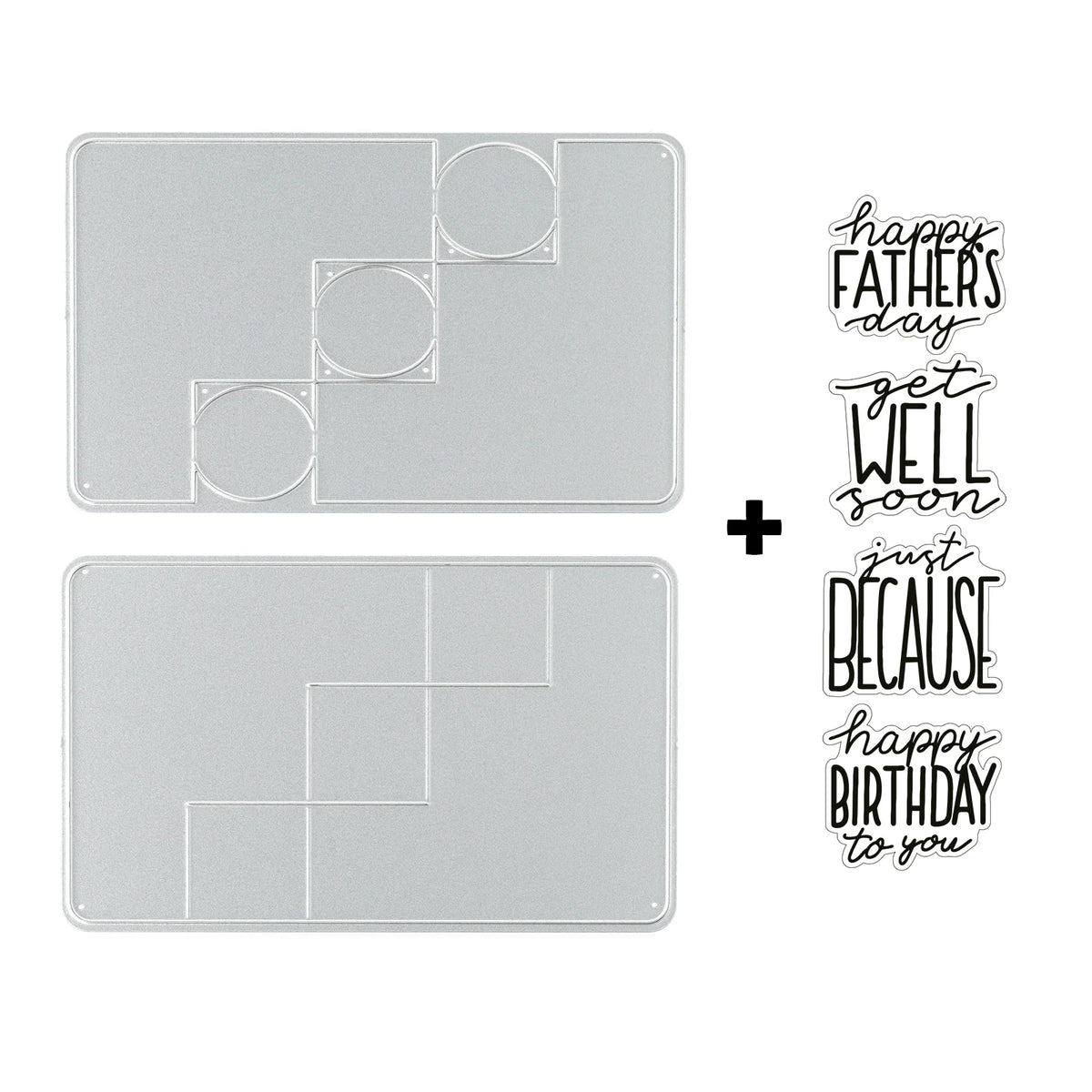 Vaessen Creative - Birthday & Sentiments Clear Stamps & Dies Set by Katharina Tarta - KTC002