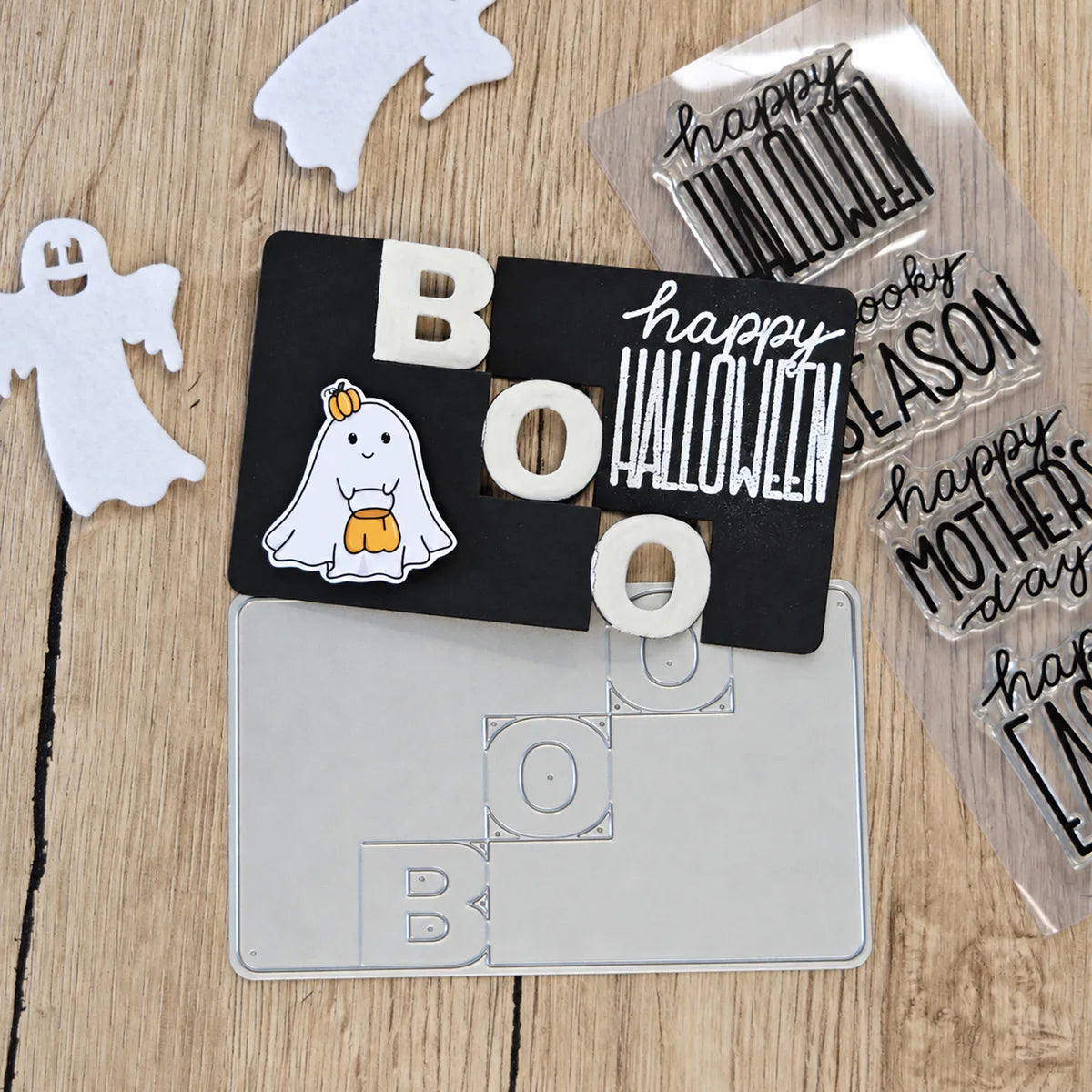 Vaessen Creative - Easter & Halloween Clear Stamps & Dies Set by Katharina Tarta - KTC003