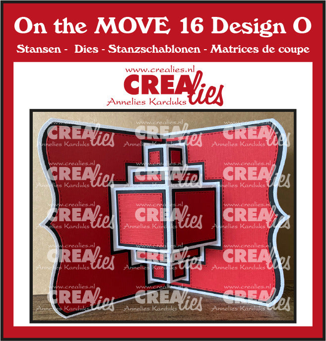 Crealies - Pop Up Card Die Set - CLMOVE16