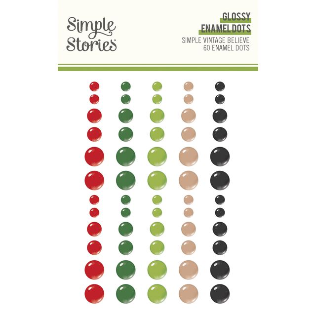 Simple Vintage Believe - Glossy Enamel Dots