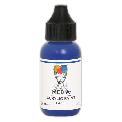 Dina Wakley MEdia Acrylic Paint Lapis, 1oz - SKU: MDQ54016