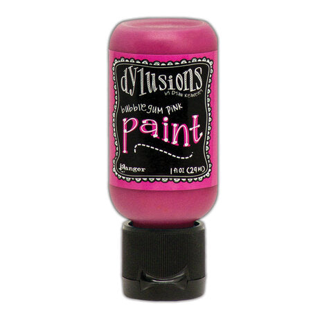 Dylusions Flip Cap Paint Bubblegum Pink, 1oz - SKU: DYQ70405