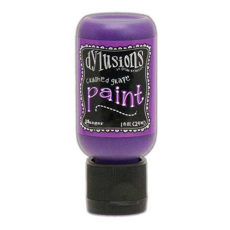 Dylusions Flip Cap Paint Crushed Grape, 1oz - SKU: DYQ70436